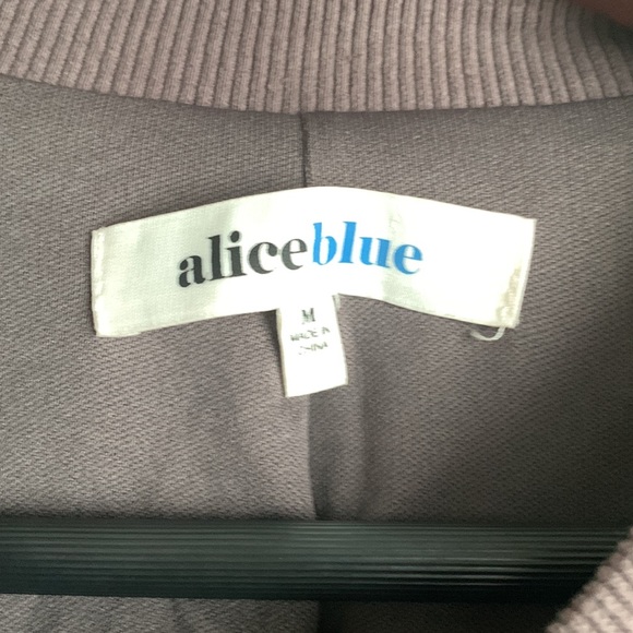 NWT ALICE BLUE BOMBER Jacket - Picture 5 of 13